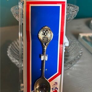 Universal Silver Ornate Serving Spoon
